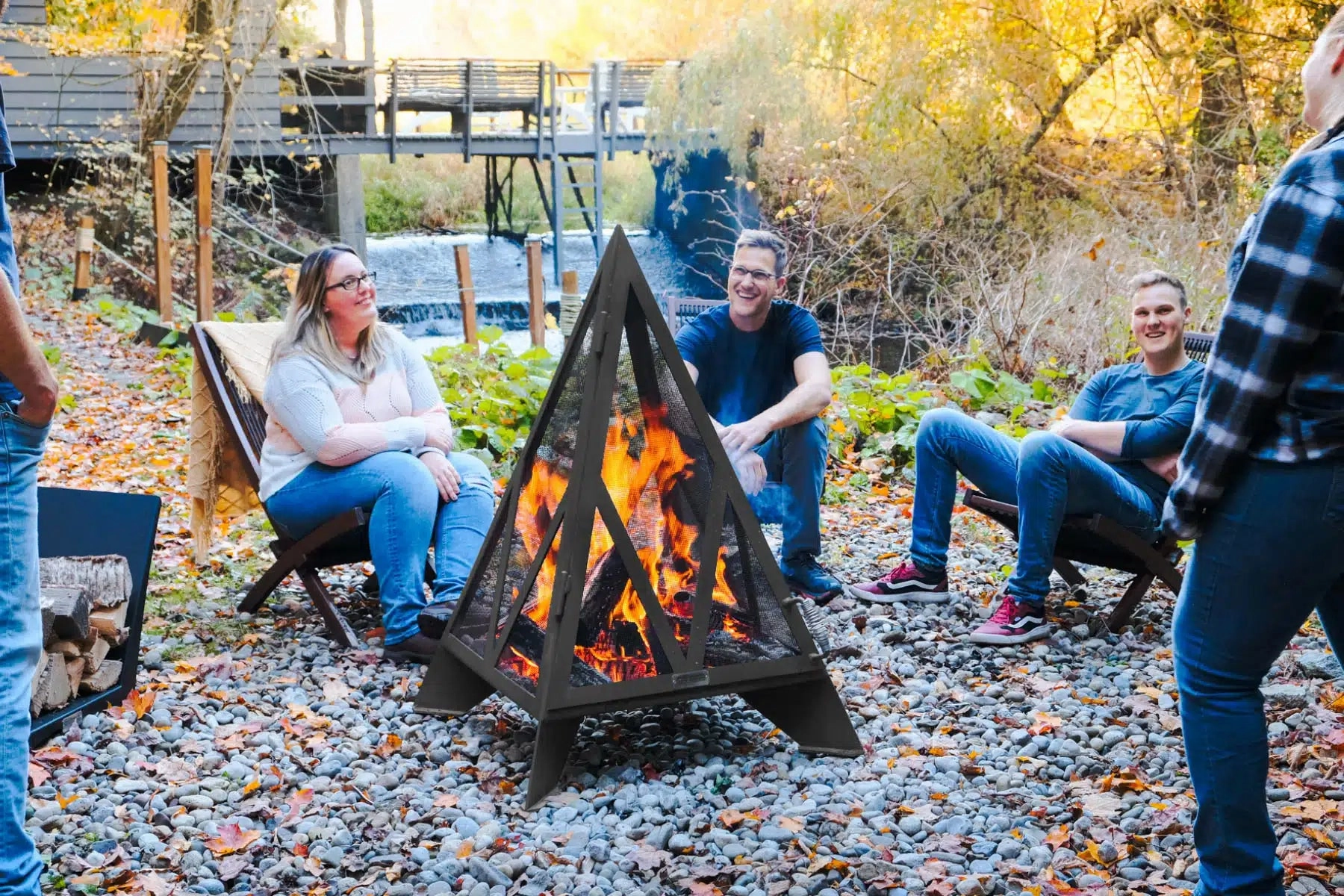 4' Pyramid Fire Pit