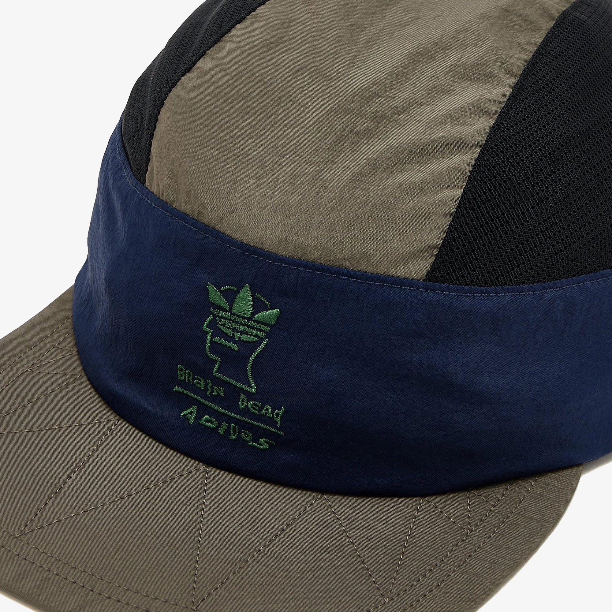 ADIDAS ORIGINALS | BRAIN DEAD CAP { BLACK/NAVY/BRANCH