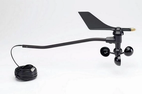 Anemometer with straight mounting arm (older style)