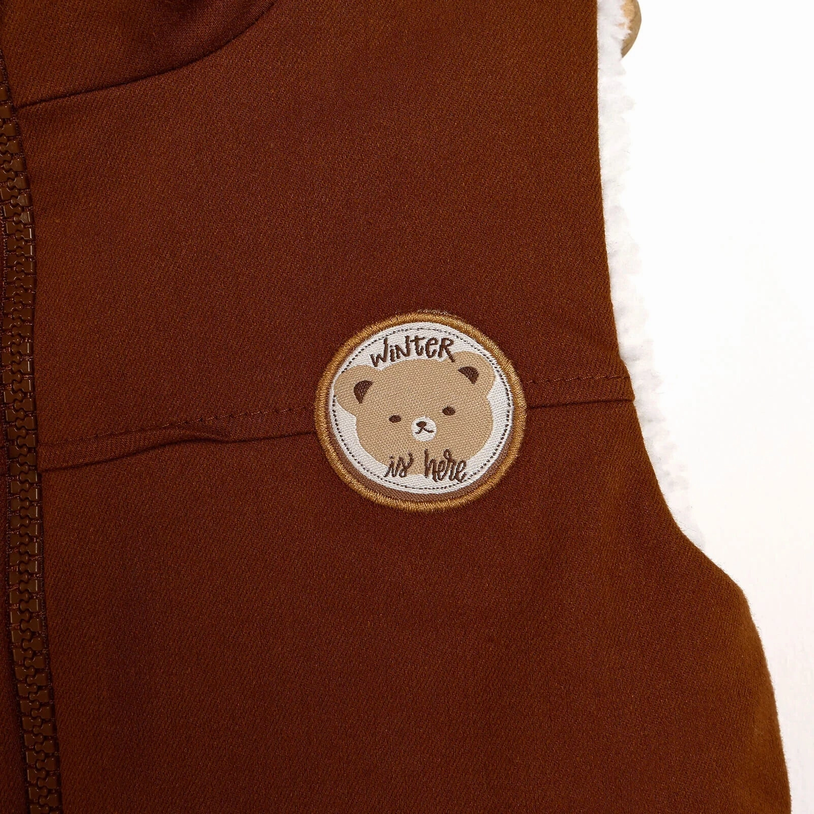 BabyZ Sweatshirt-Vest-Bottom - Brown