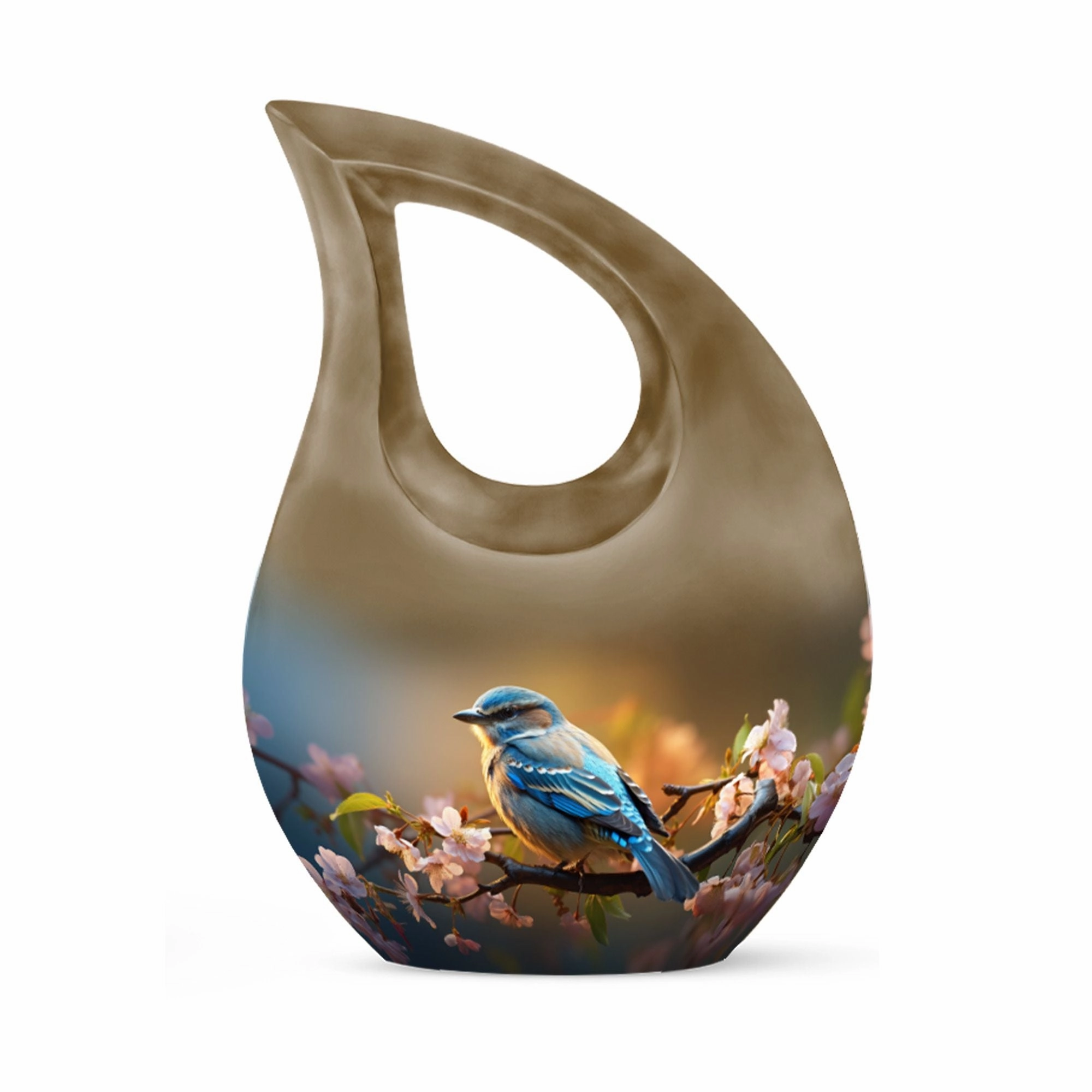 Blossom Avian Urn: A Large Memorial Urn For Ashes