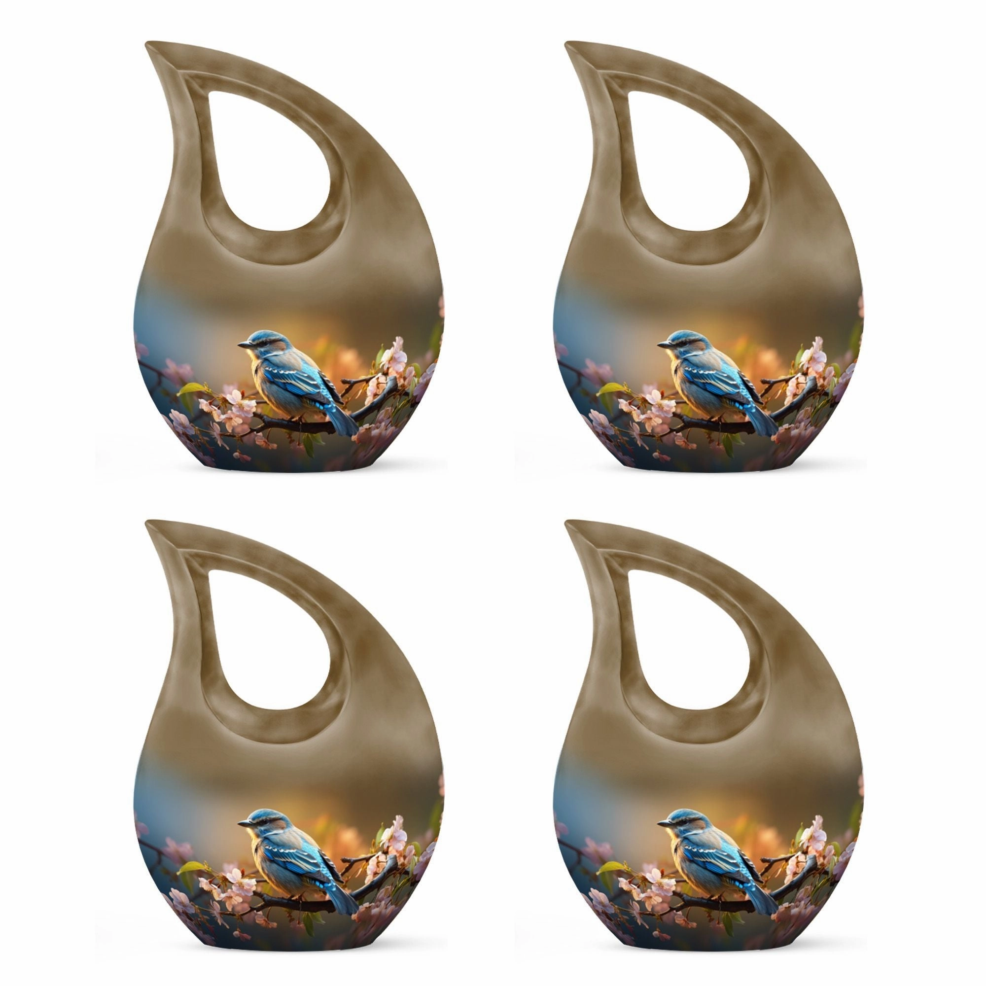Blossom Avian Urn: A Large Memorial Urn For Ashes