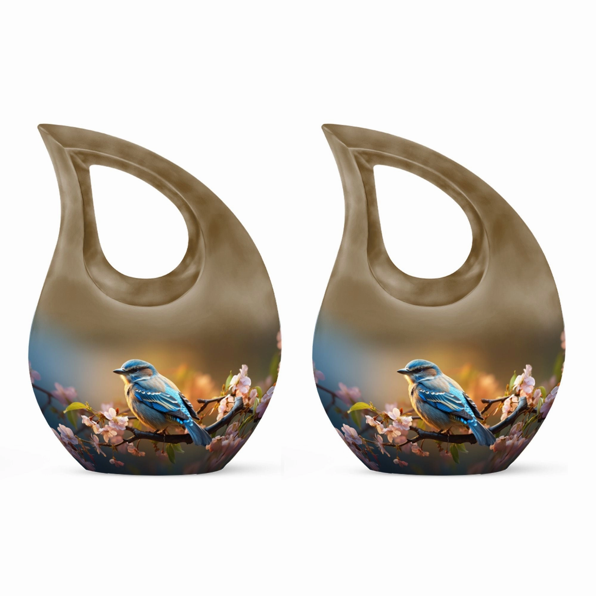 Blossom Avian Urn: A Large Memorial Urn For Ashes