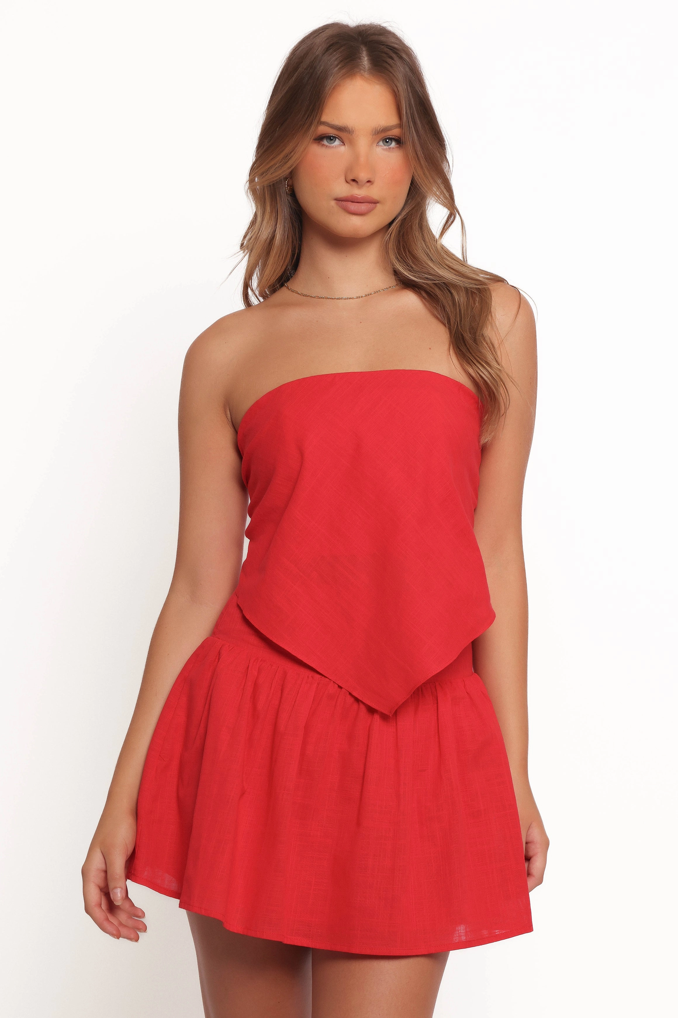 Boala Mini Skirt - Red