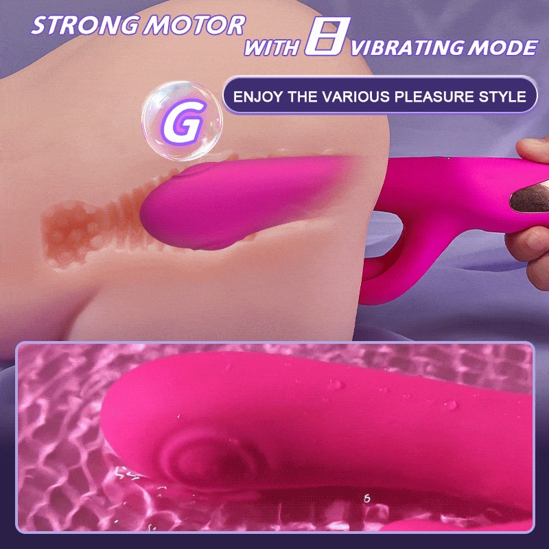 Bunny Clitoris 7 Snapping 10 Tapping Clitoral G Spot Vibrator