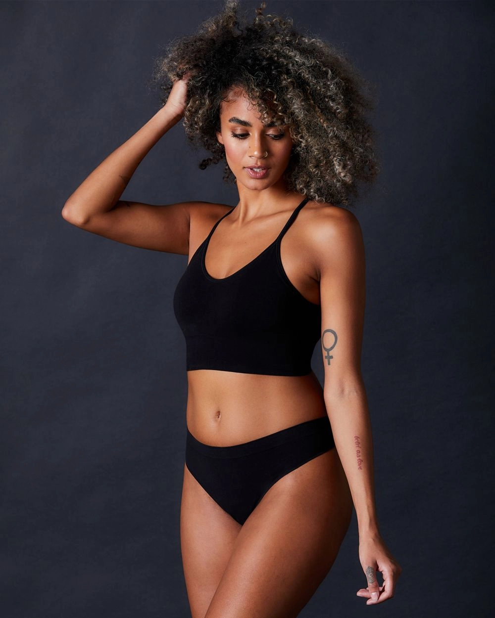 Cabana Cotton Seamless Crop Cami Bralette