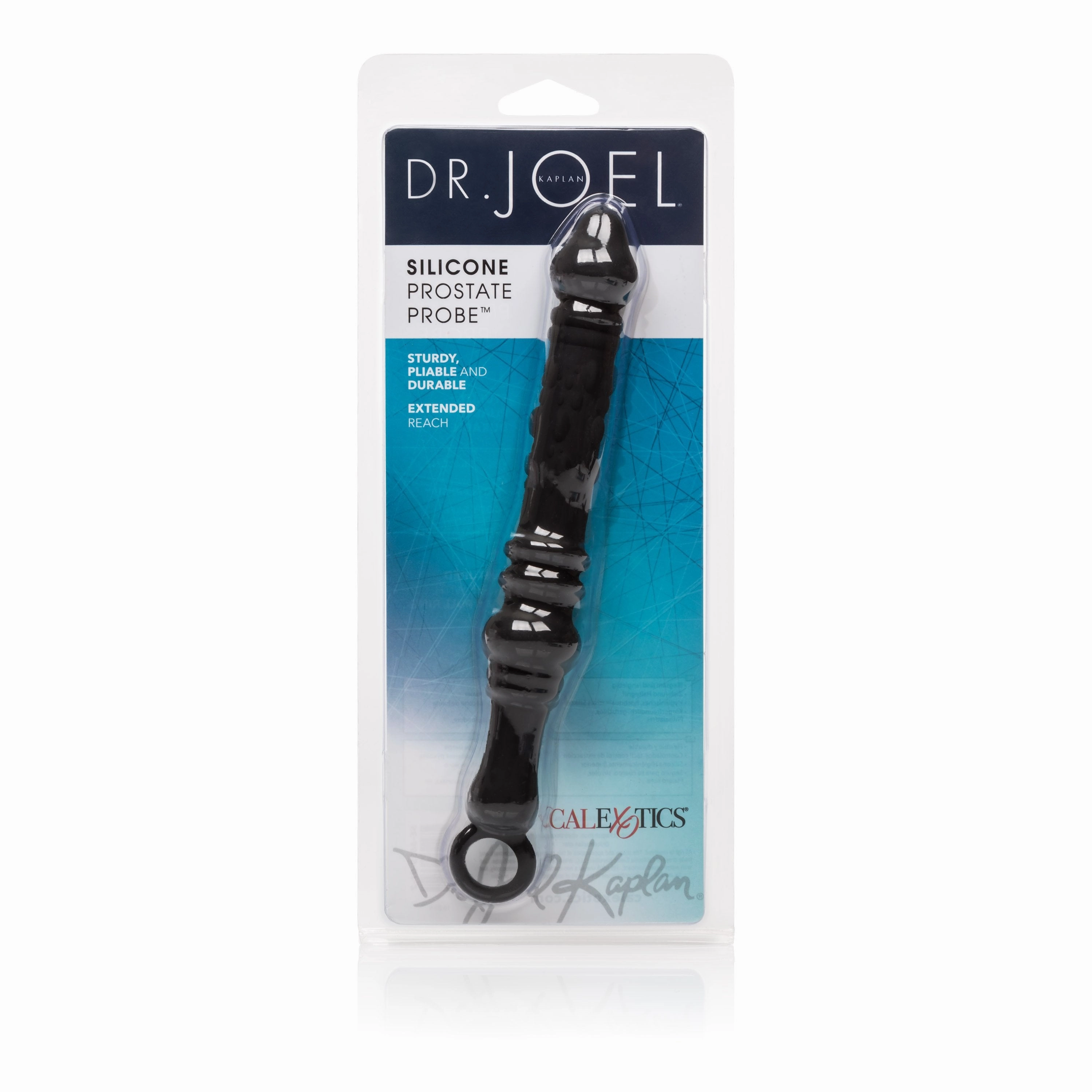 California Exotics - Dr Joel Kaplan Silicone Prostate Probe Massager (Black)