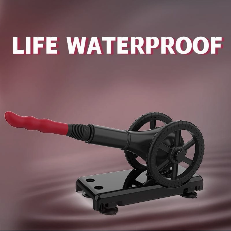 Cannon-shaped Thrusting Dildo Machine With Dildos & Remote Control