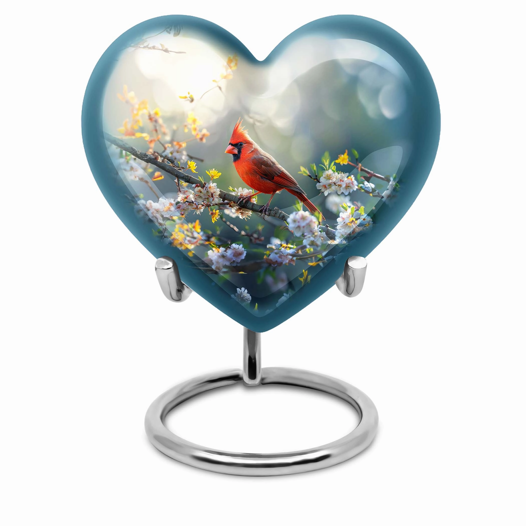Cardinal Bird: Soul's Respite - The Timeless Memorial Urns for Adults