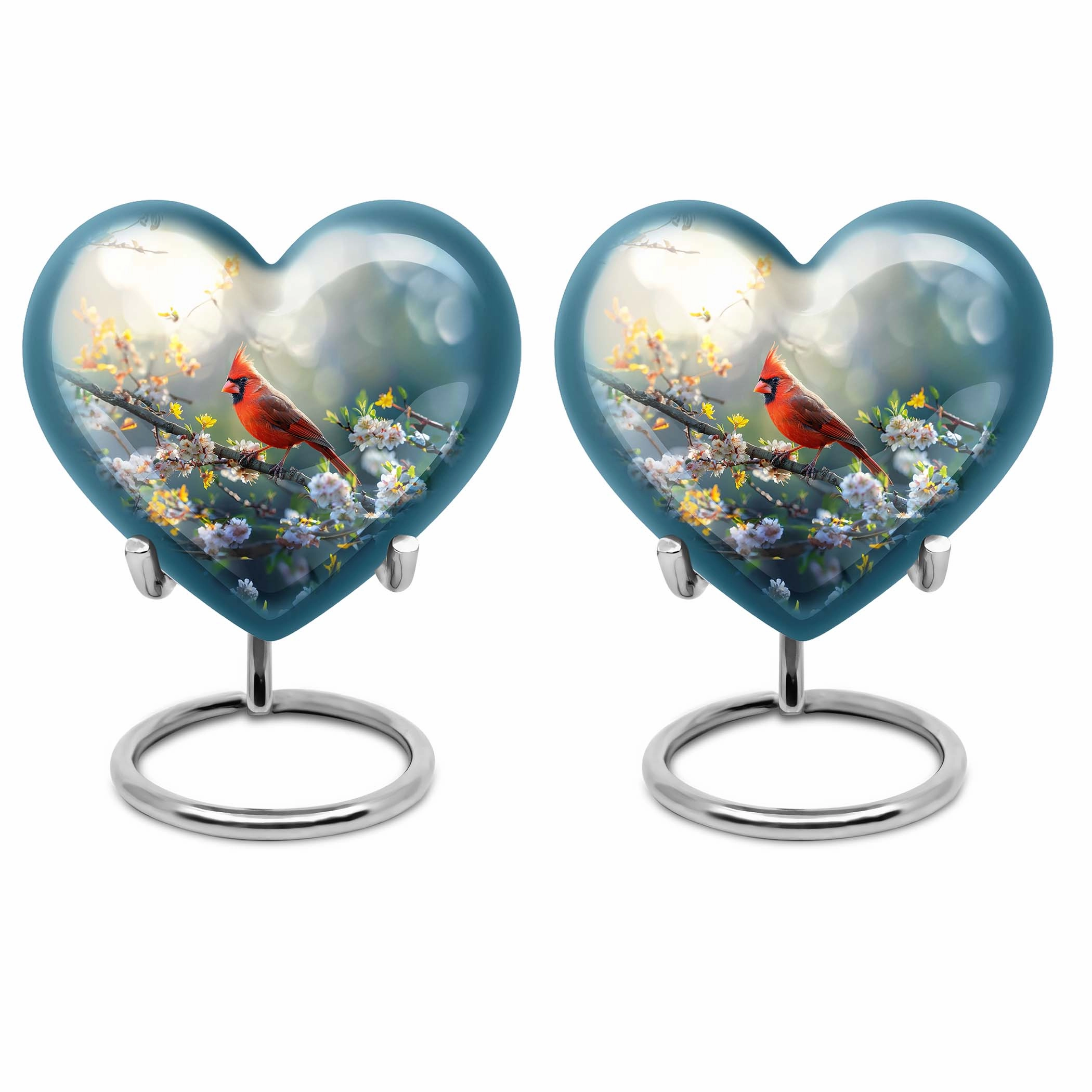 Cardinal Bird: Soul's Respite - The Timeless Memorial Urns for Adults