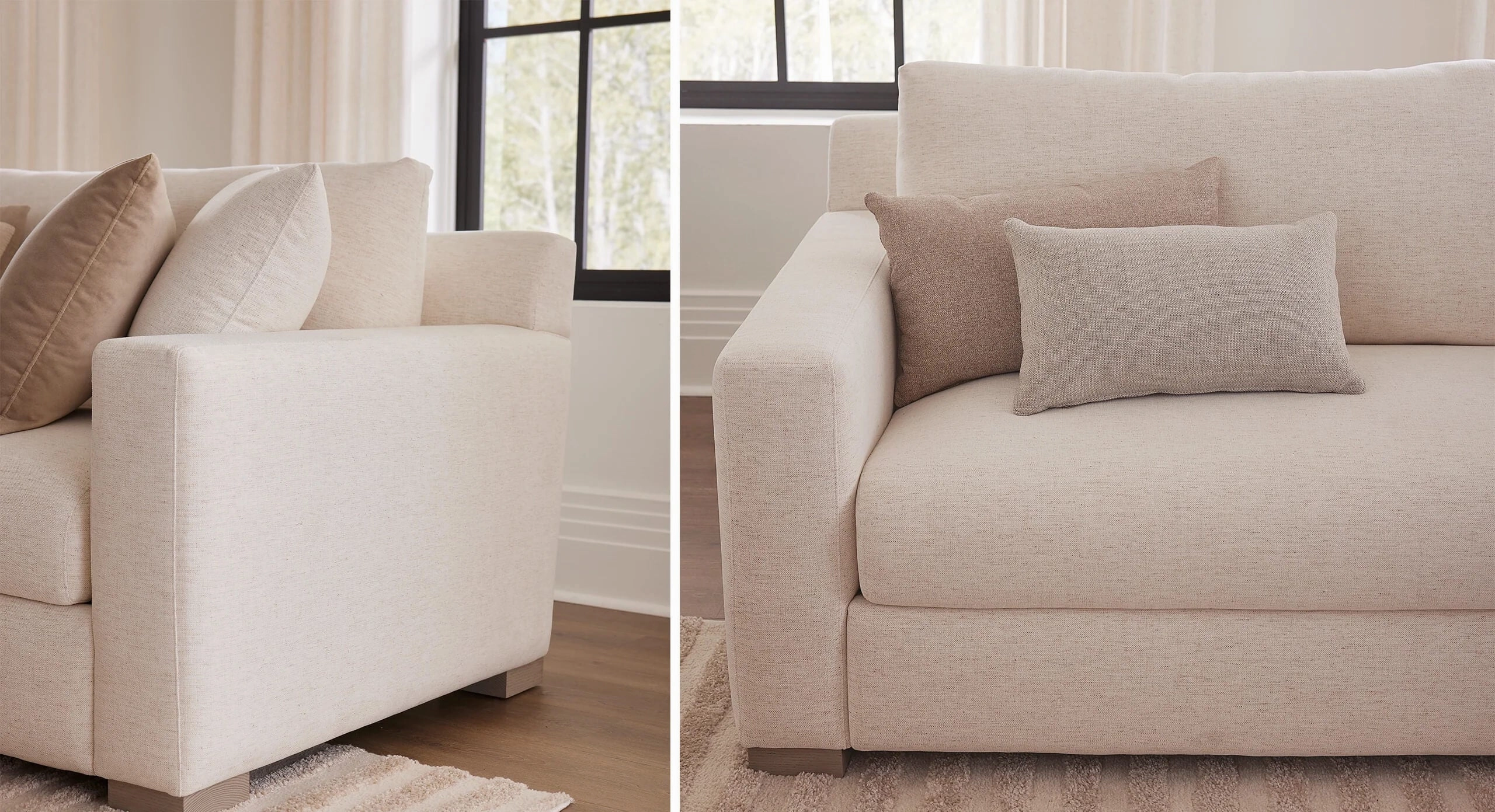 Catalina Sectional with Bumper (Bench Cushion)