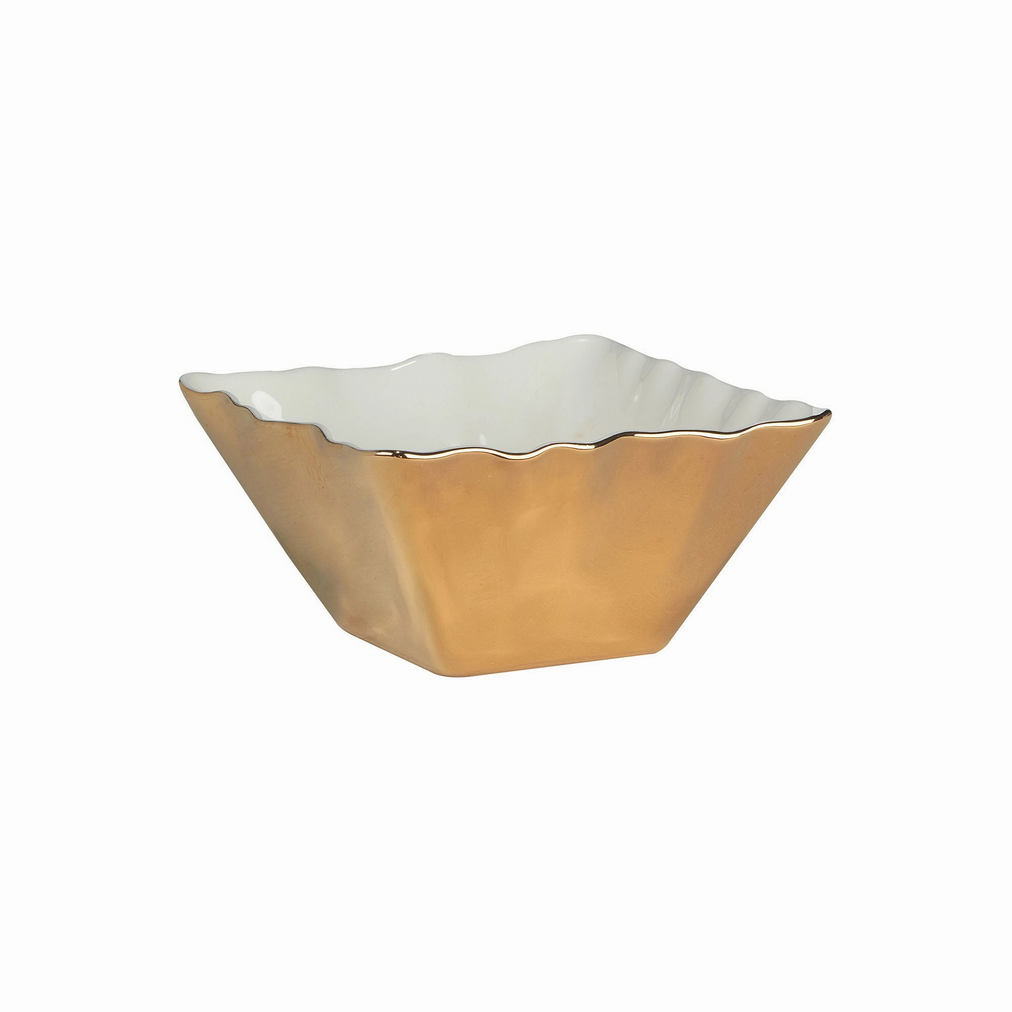 Certified International Gold Coast 4-Pc. Porcelain Fruit Bowl 31259SET4 - GOLD ONE SIZE