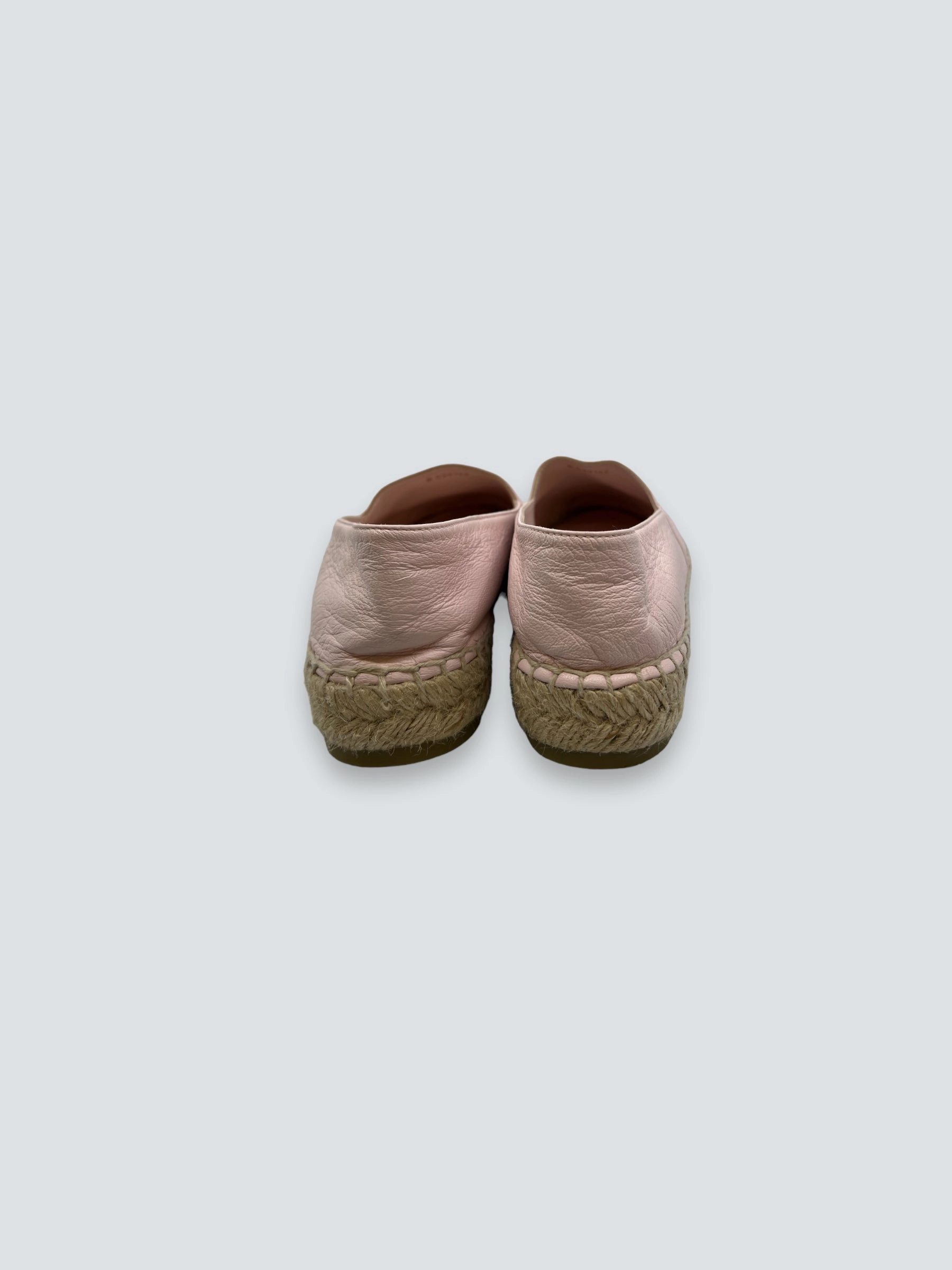 Chanel Pink Leather CC Flats - Size UK 4