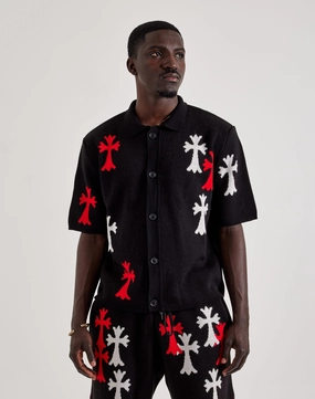 Chapter By Kohli Cross Knit Button Shirt