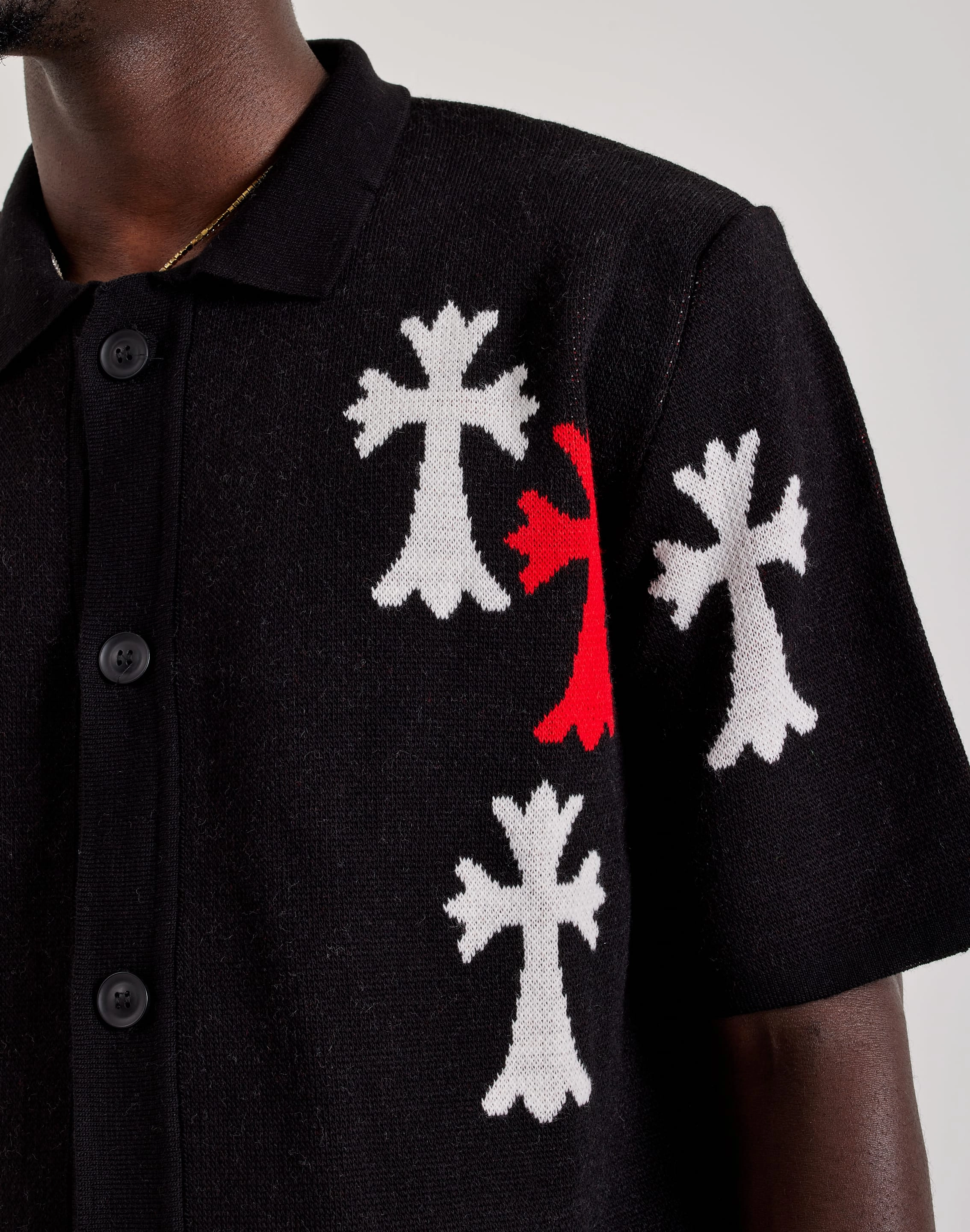 Chapter By Kohli Cross Knit Button Shirt