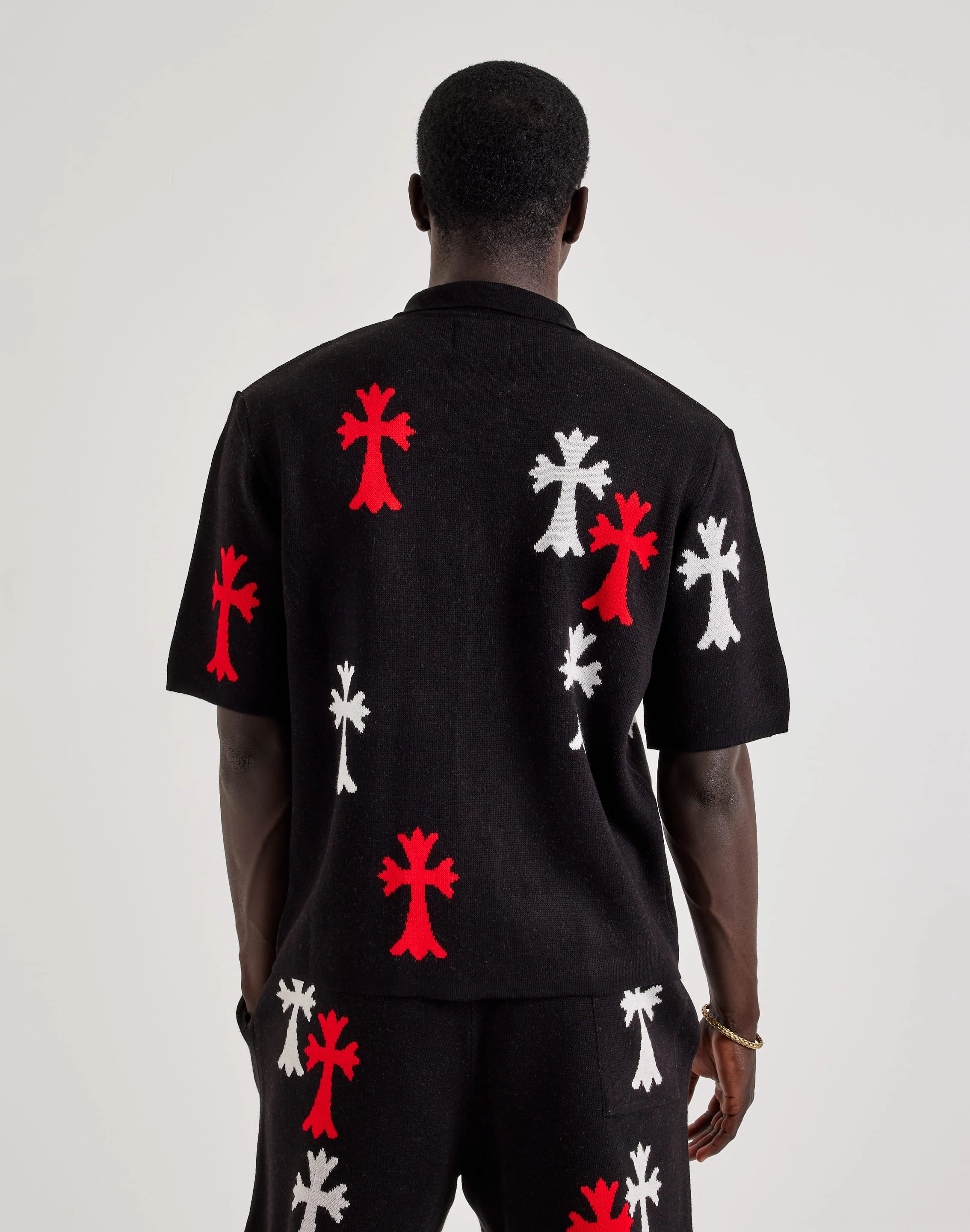 Chapter By Kohli Cross Knit Button Shirt