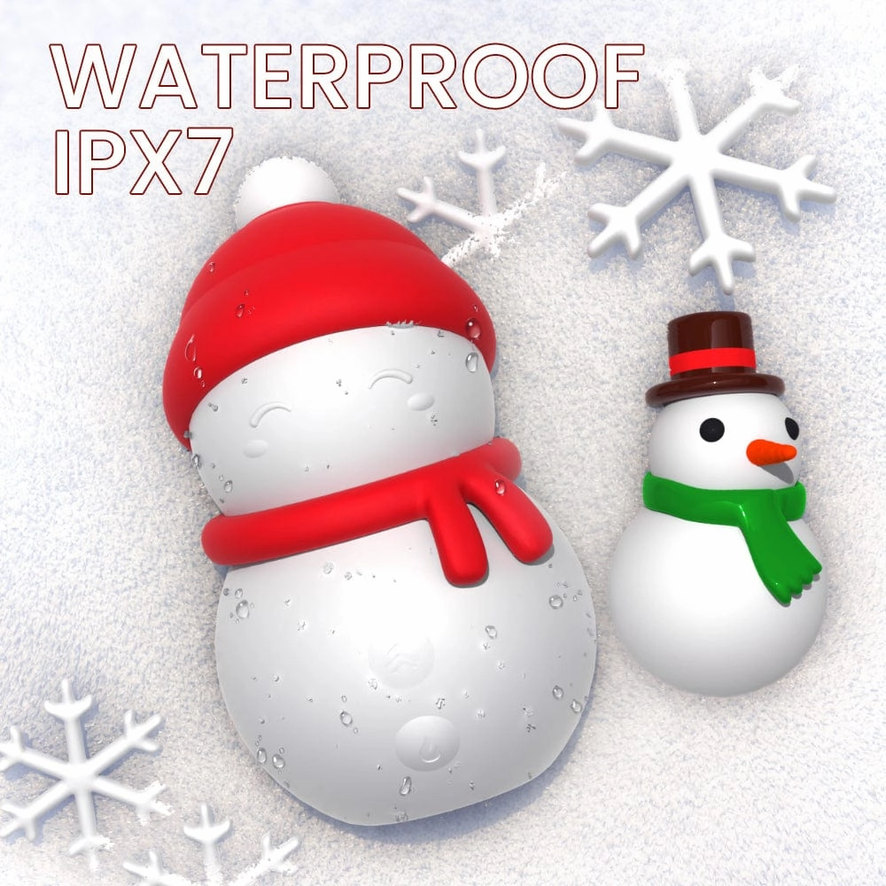 Christmas Snowman Sexual Stimulator 3 Speed And 2 Frequency Vibration Modes Semen Locking Functions