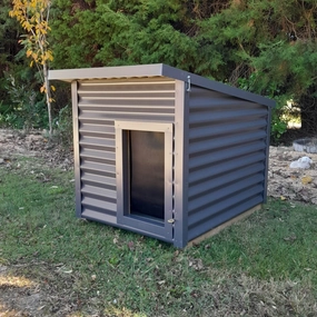 Coloursteel Single Kennel Lined
