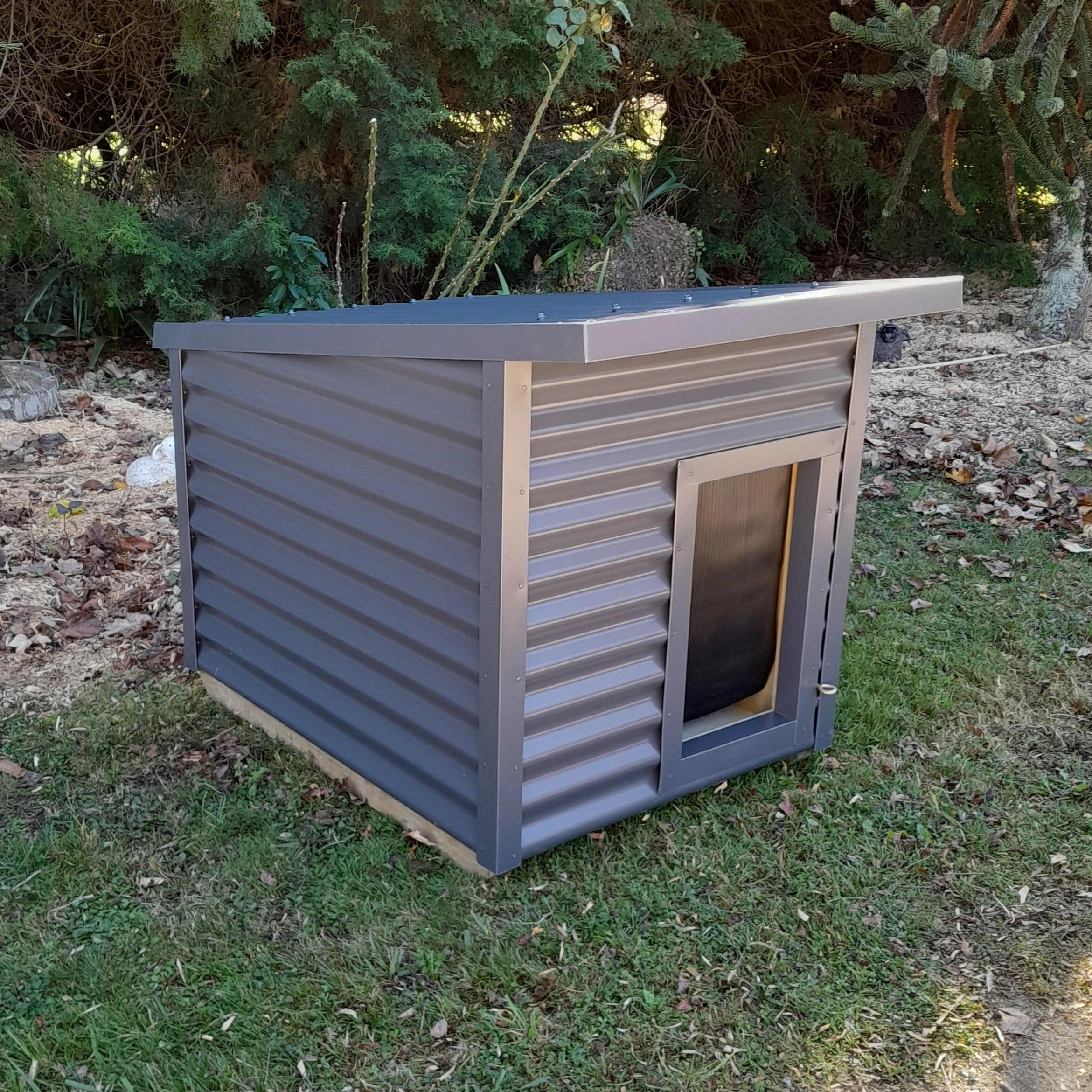 Coloursteel Single Kennel Lined