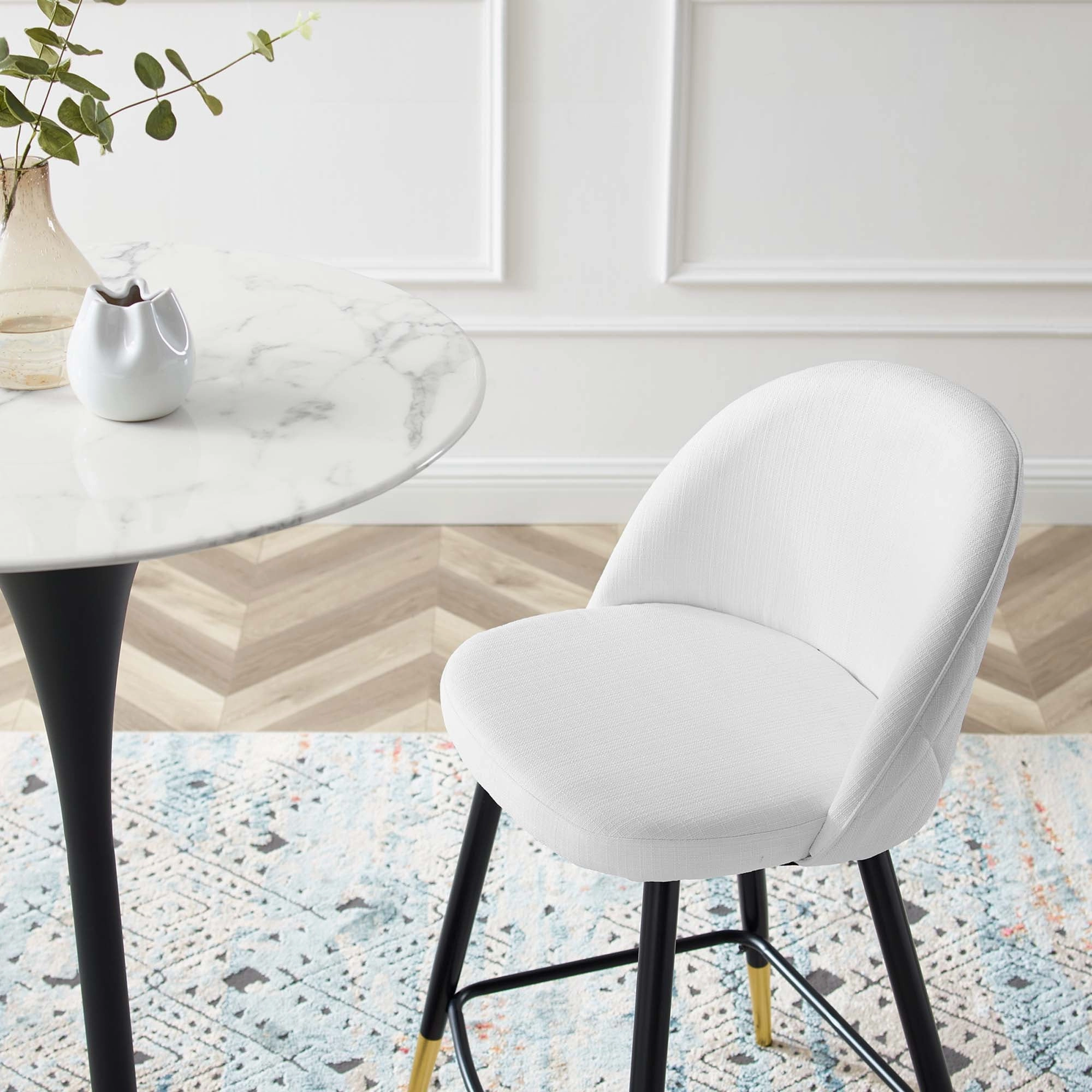 Cordial Fabric Counter Stools - Set of 2 by Modway