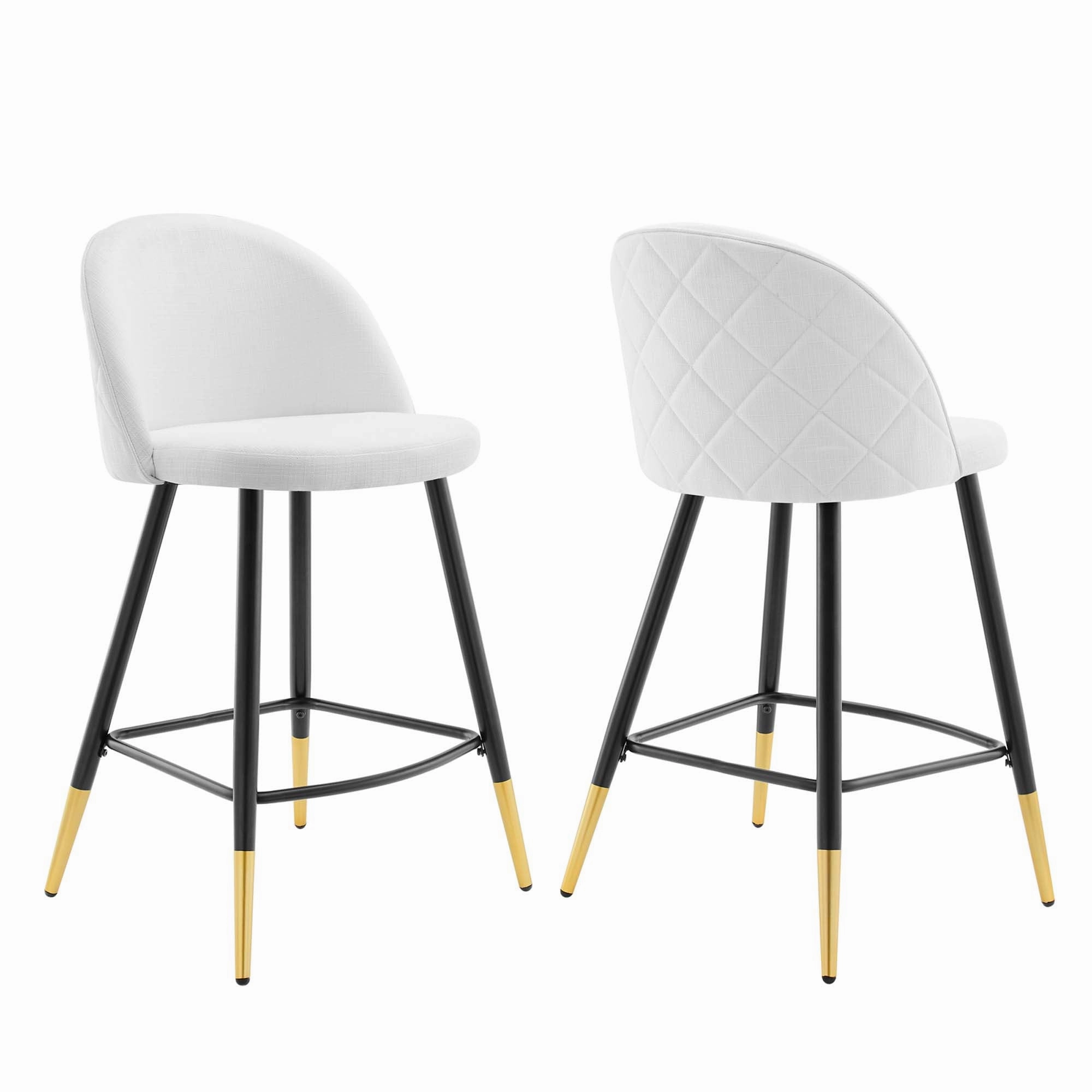 Cordial Fabric Counter Stools - Set of 2 by Modway