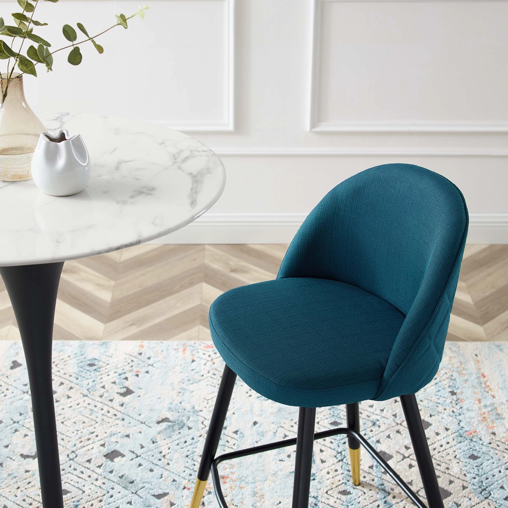 Cordial Fabric Counter Stools - Set of 2 by Modway
