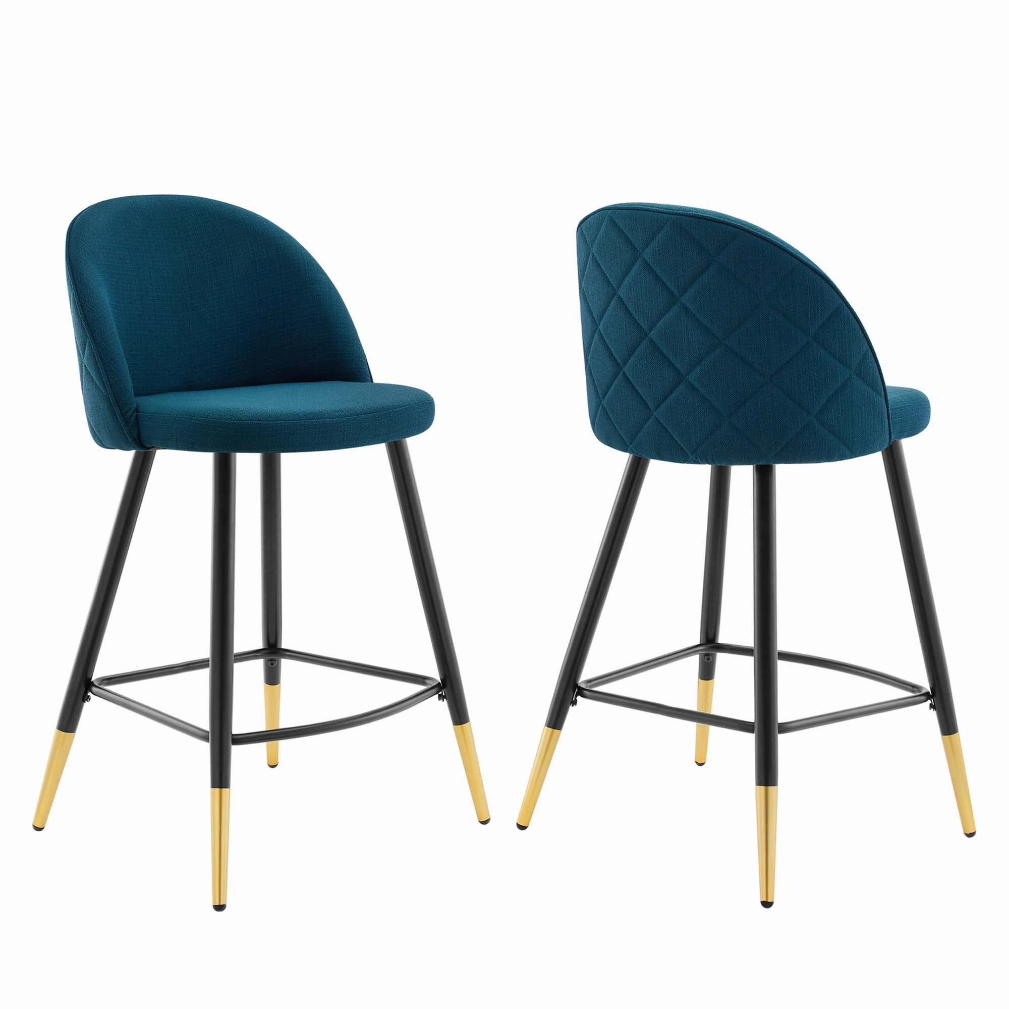Cordial Fabric Counter Stools - Set of 2 by Modway