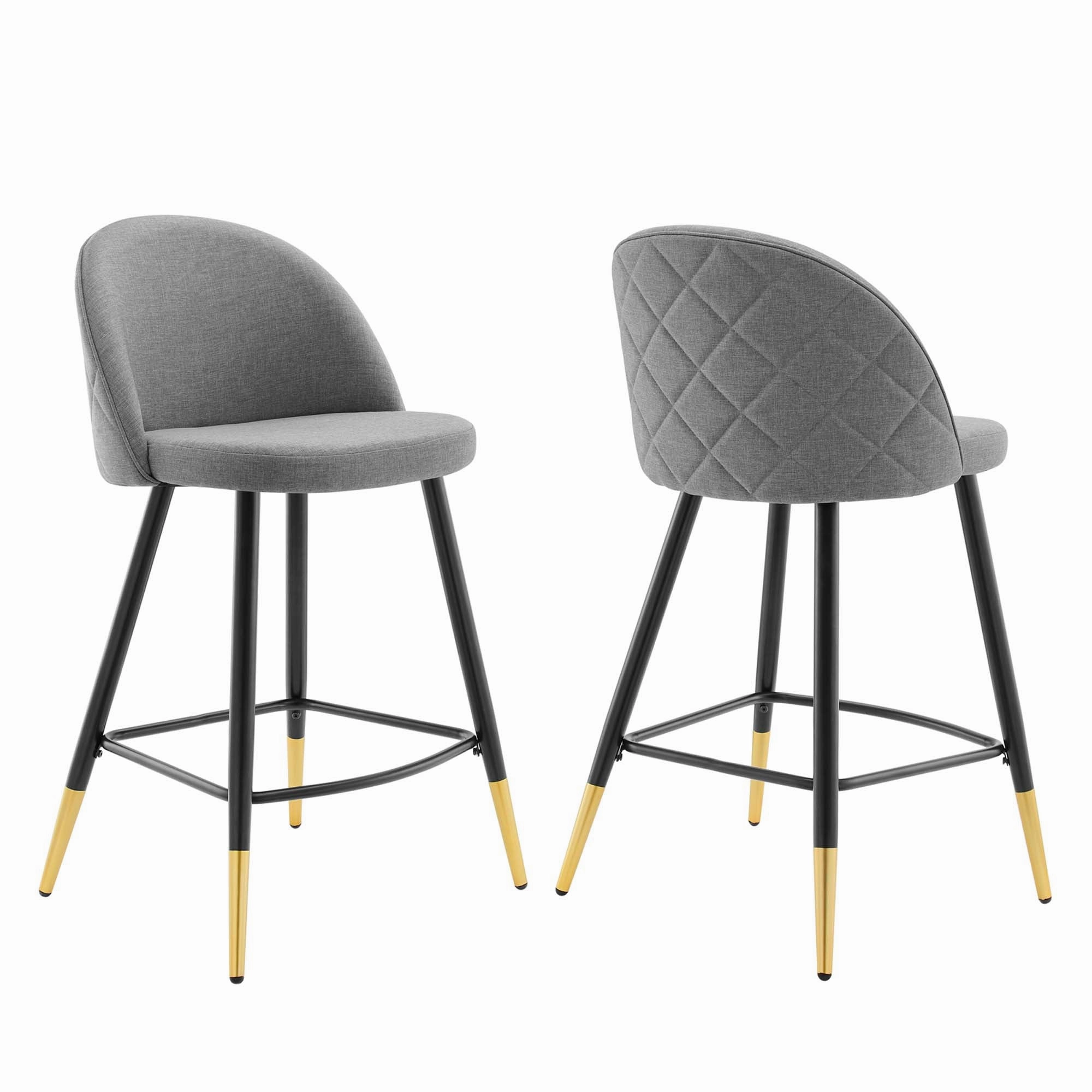 Cordial Fabric Counter Stools - Set of 2 by Modway