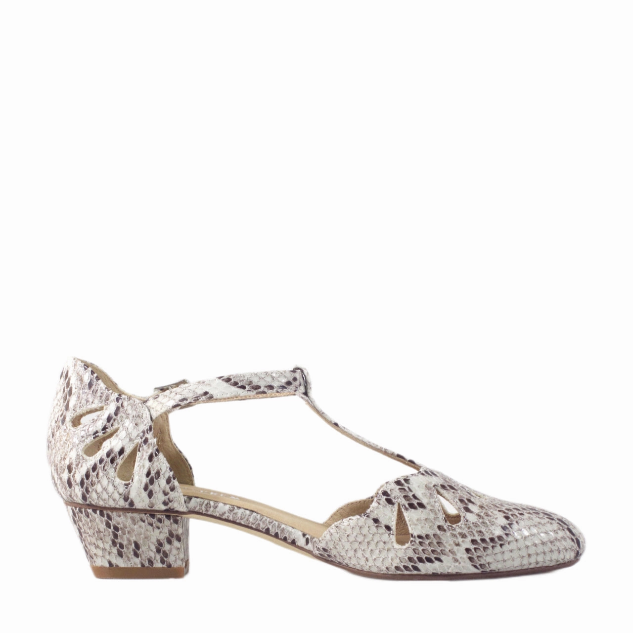 Dina T-Strap Mid-Heels
