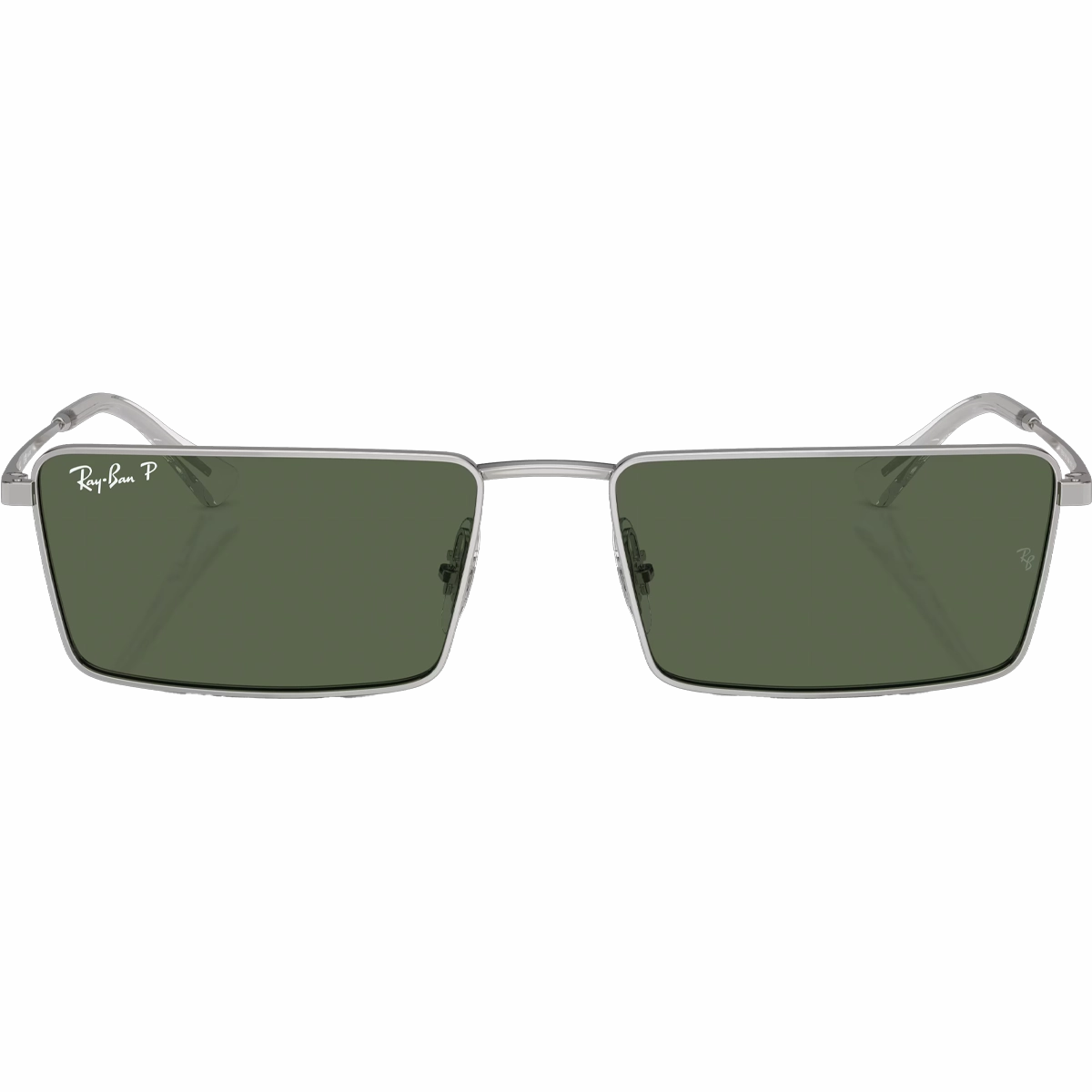 Emy Bio-Based - Polished Silver/Dark Green