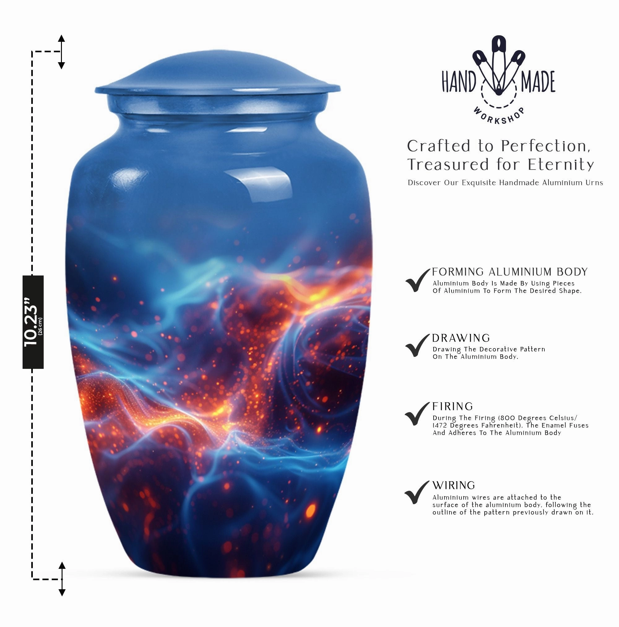 Enduring Remembrance - Fire Urn for Cherished Memories