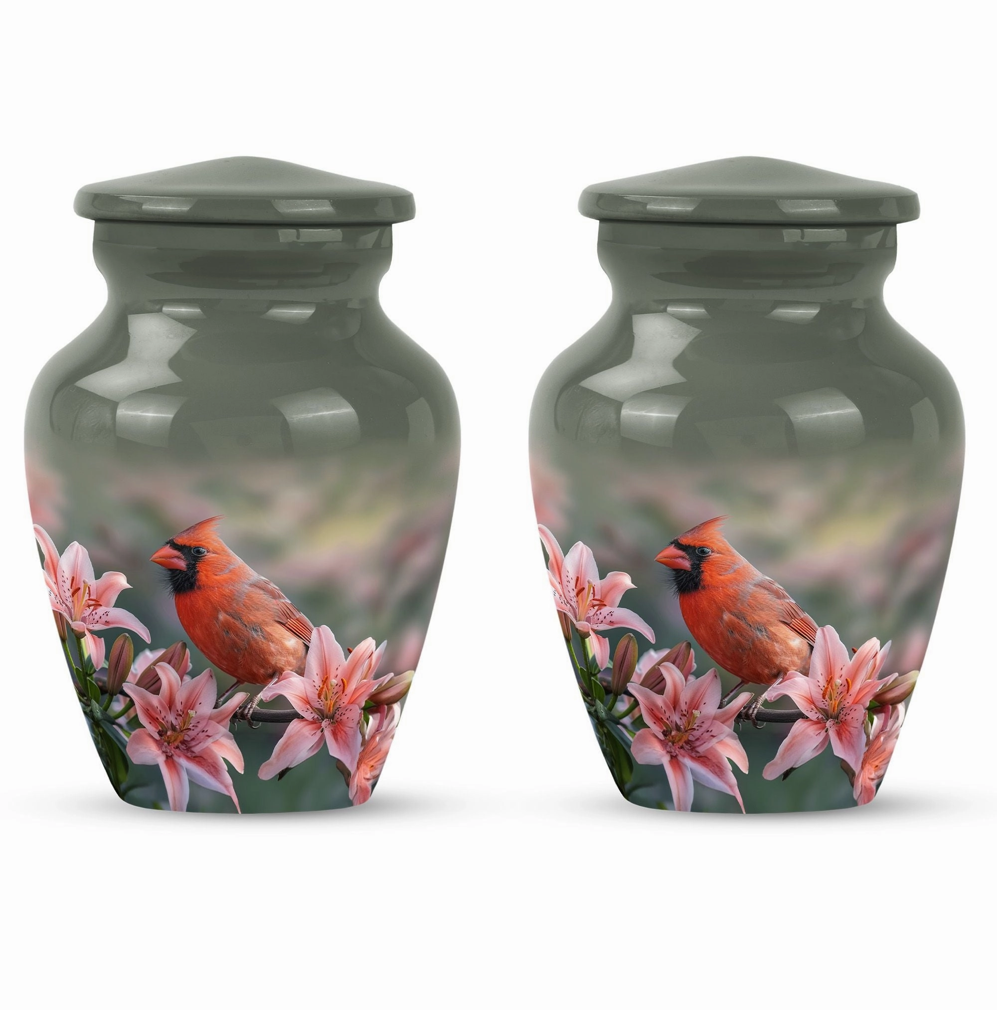 Eternity's Nest Cardinal Bird Medium Cremation Tribute