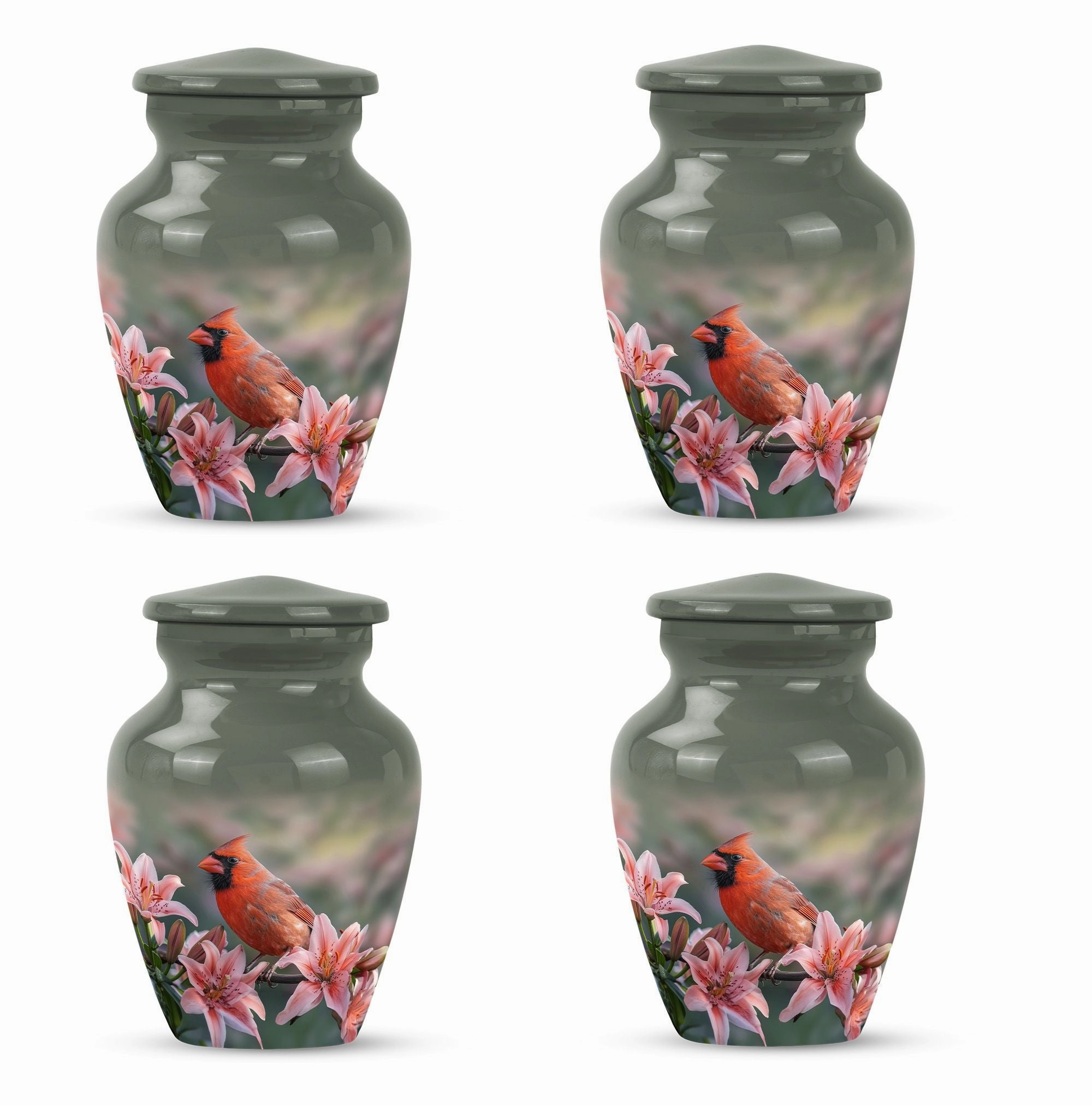 Eternity's Nest Cardinal Bird Medium Cremation Tribute