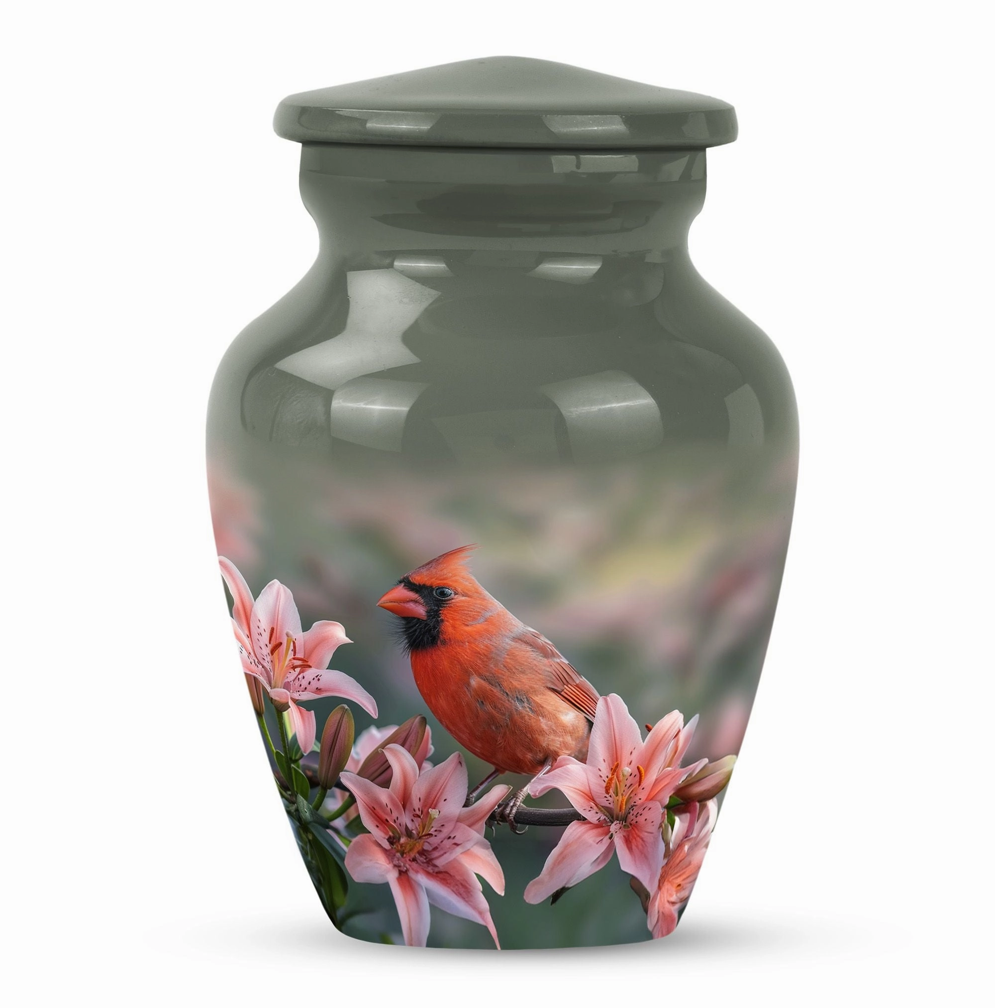 Eternity's Nest Cardinal Bird Medium Cremation Tribute
