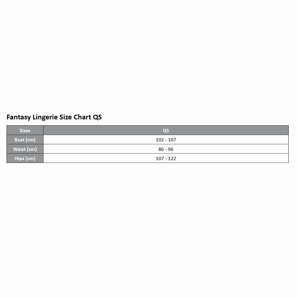 Fantasy Lingerie Glow Slow Motion Peekaboo Cup Bra & Panty - Curvy