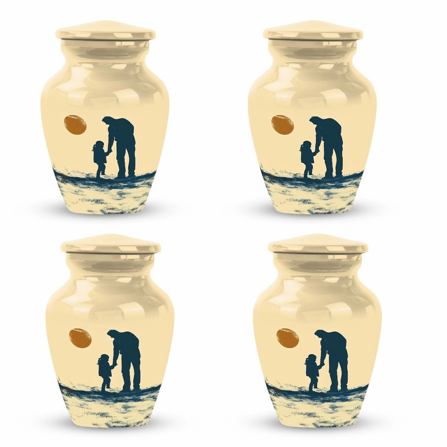 Father Son Fishing Voyage - Commemorative Cremation Urn