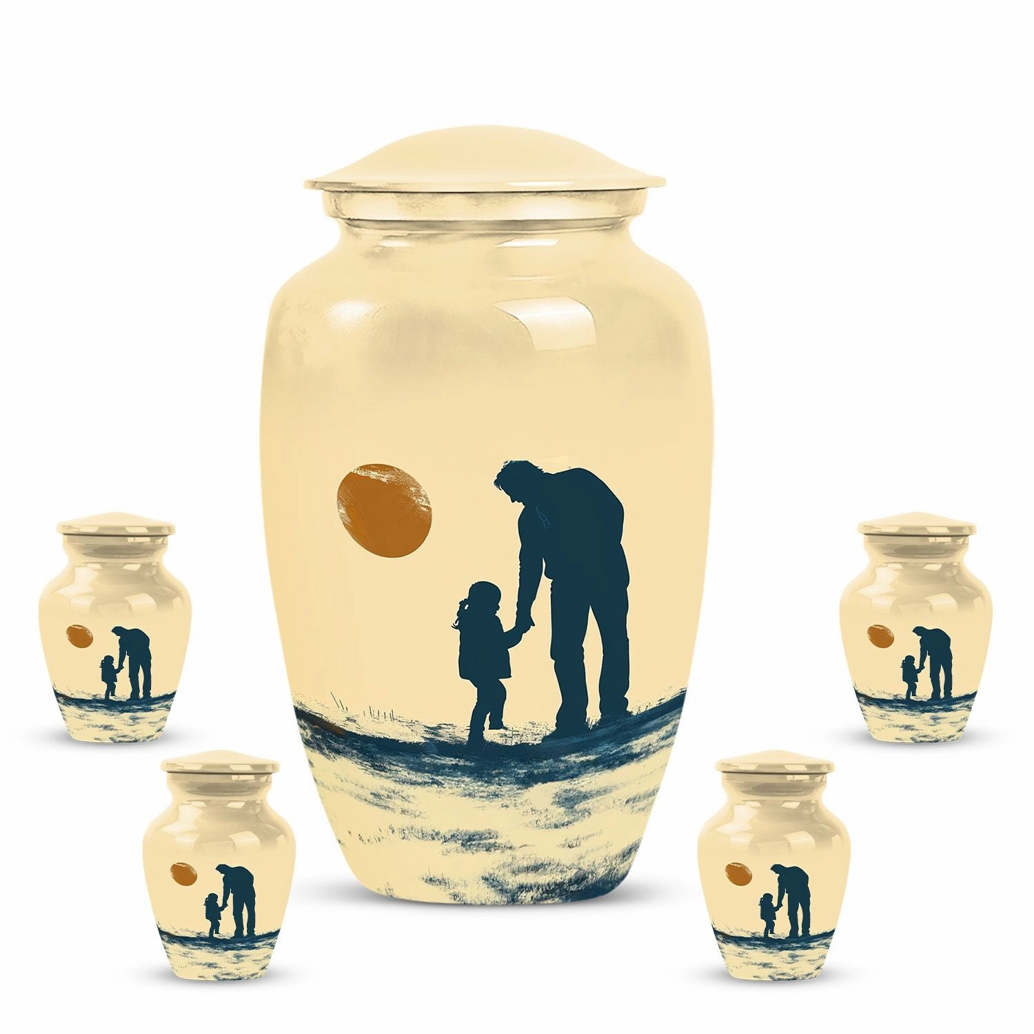 Father Son Fishing Voyage - Commemorative Cremation Urn