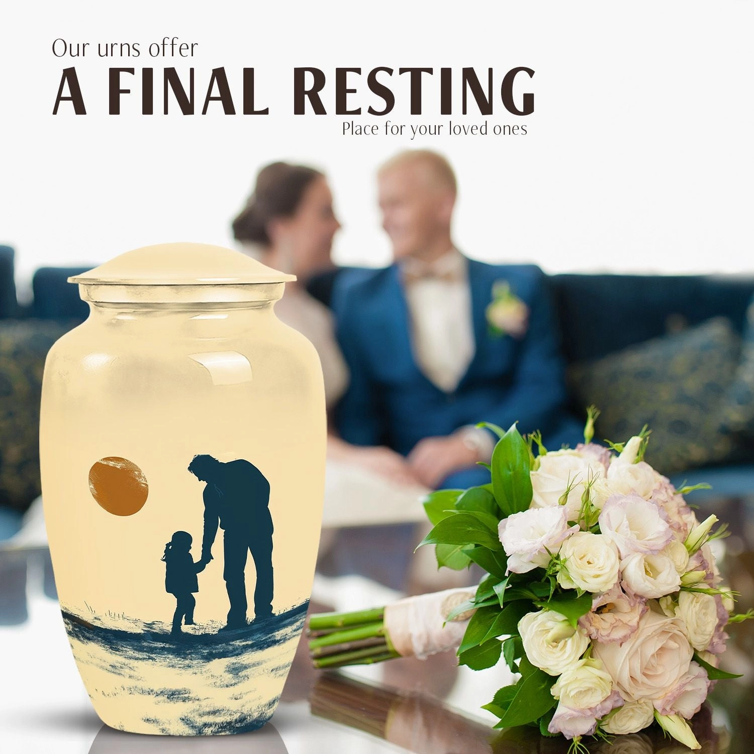 Father Son Fishing Voyage - Commemorative Cremation Urn