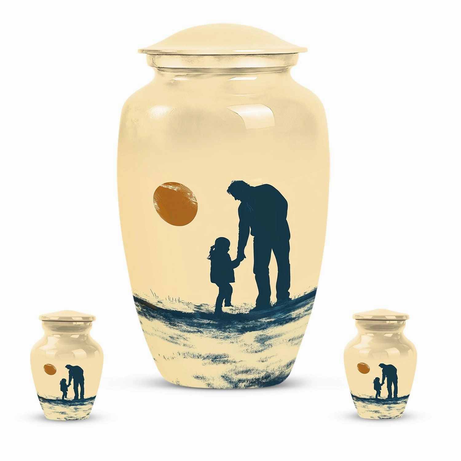 Father Son Fishing Voyage - Commemorative Cremation Urn
