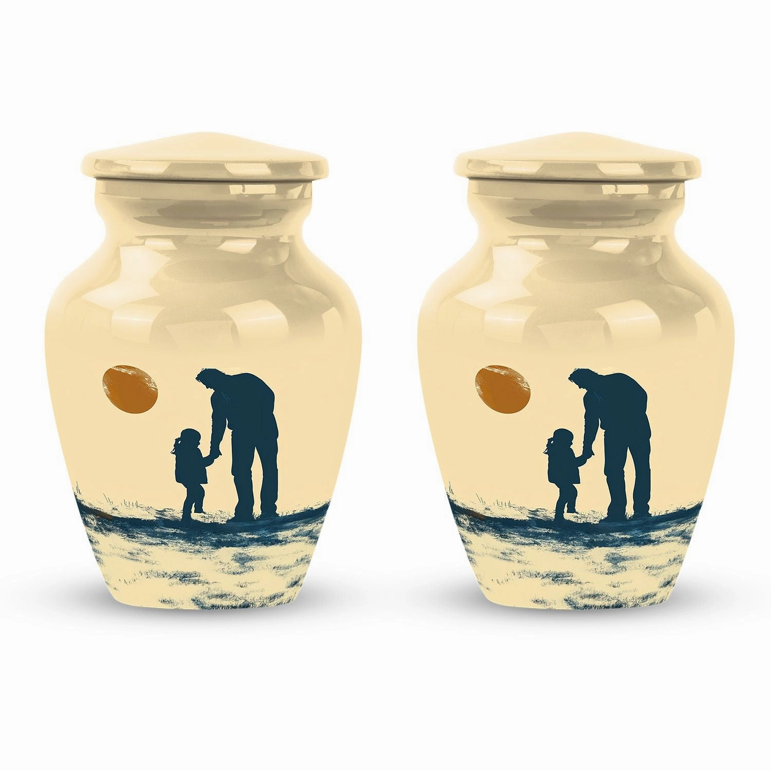 Father Son Fishing Voyage - Commemorative Cremation Urn