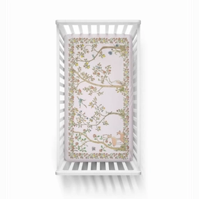 Fitted Sheet Satin - In Bloom Pink
