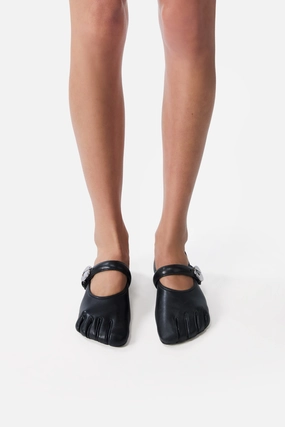 Five-Toe Ballerina Belt Flat