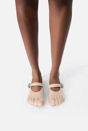 Five-Toe Ballerina Belt Flat