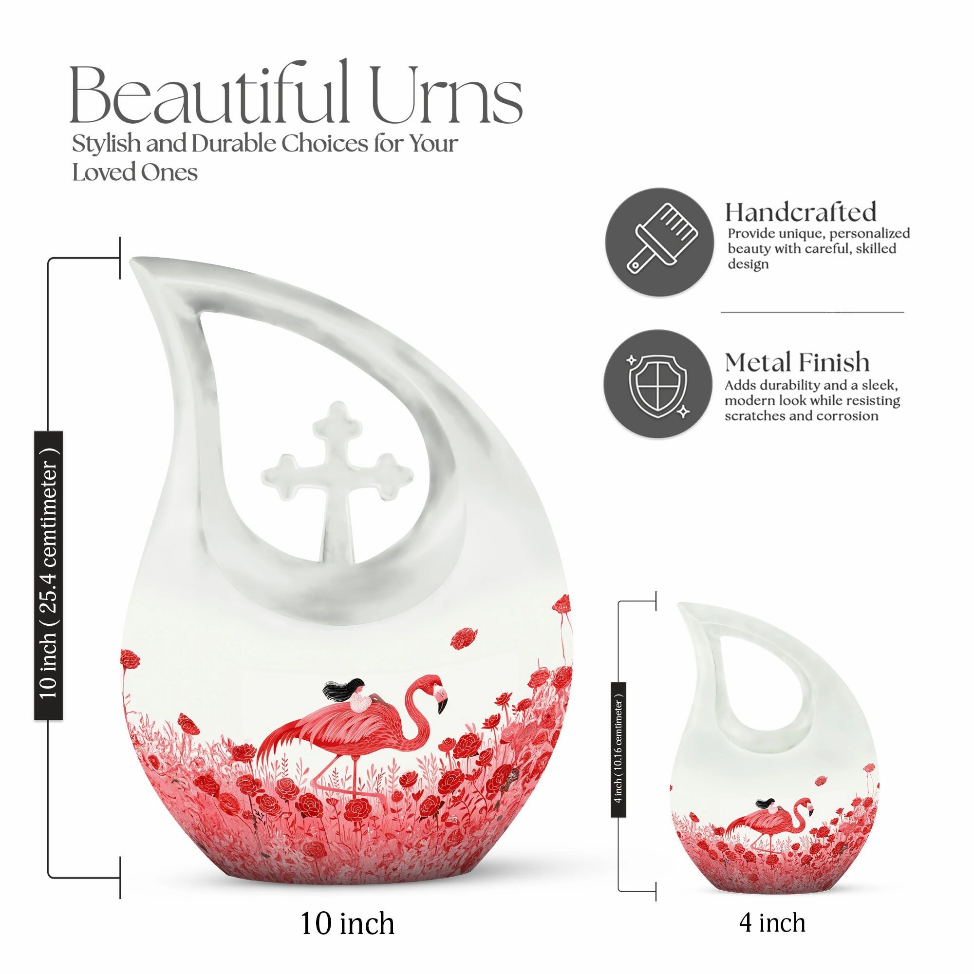 Flamingo Urn : keepsake urns for human ashes