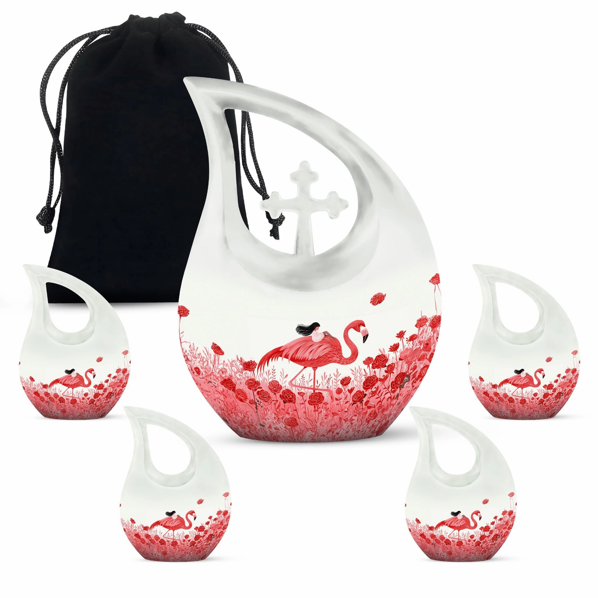 Flamingo Urn : keepsake urns for human ashes
