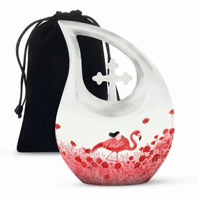 Flamingo Urn : keepsake urns for human ashes