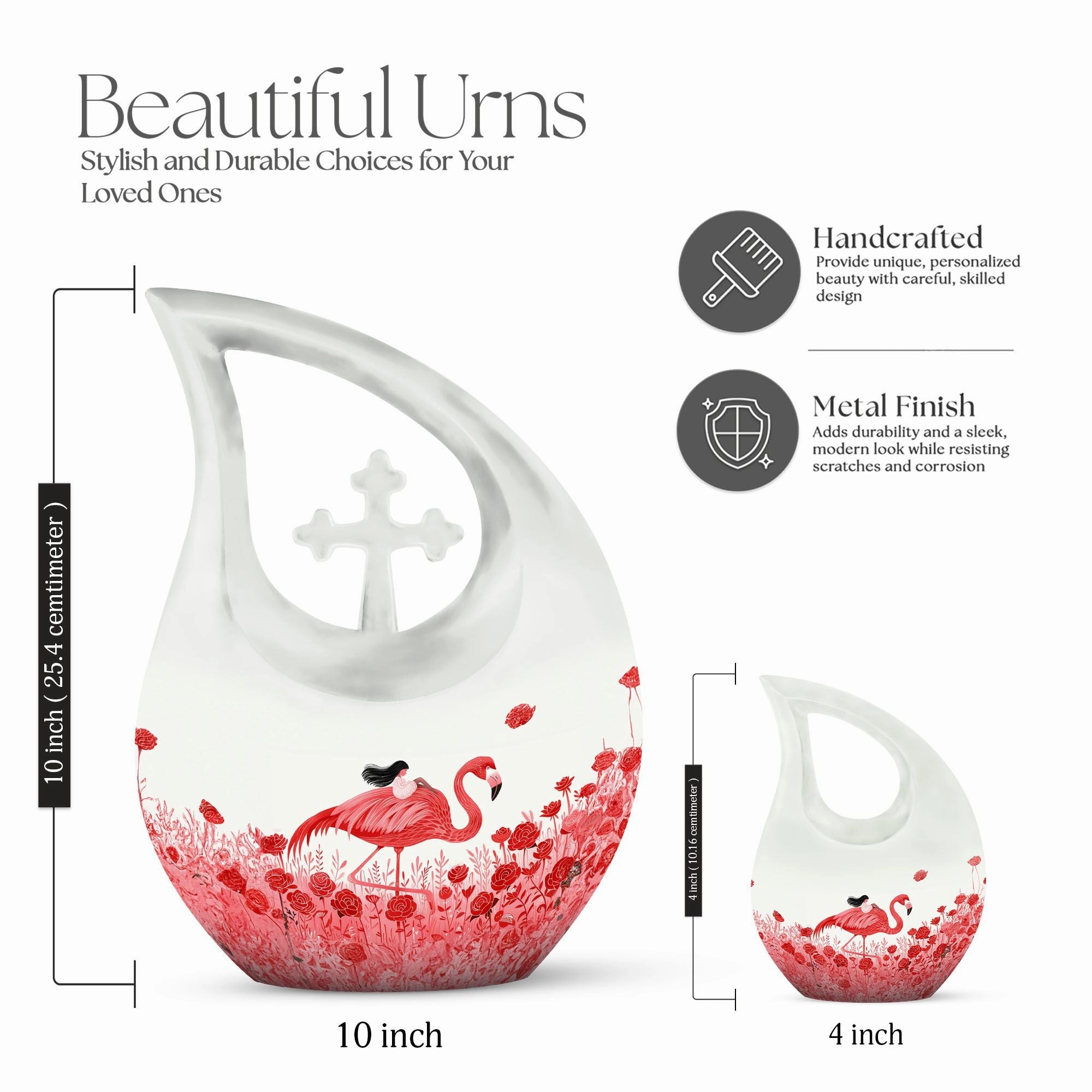 Flamingo Urn : keepsake urns for human ashes