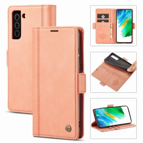 For Samsung Galaxy S21  5G LC.IMEEKE Magnetic Buckle PU   TPU Horizontal Flip Leather Case with