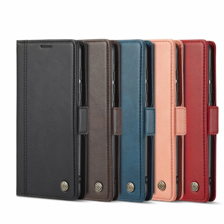 For Samsung Galaxy S21  5G LC.IMEEKE Magnetic Buckle PU   TPU Horizontal Flip Leather Case with