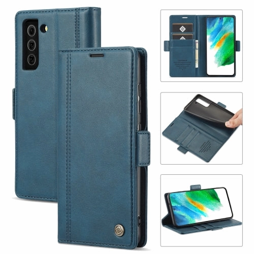 For Samsung Galaxy S21  5G LC.IMEEKE Magnetic Buckle PU   TPU Horizontal Flip Leather Case with